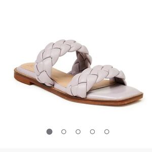 NEW Time and Tru Women's Braided Two Band Sandals
